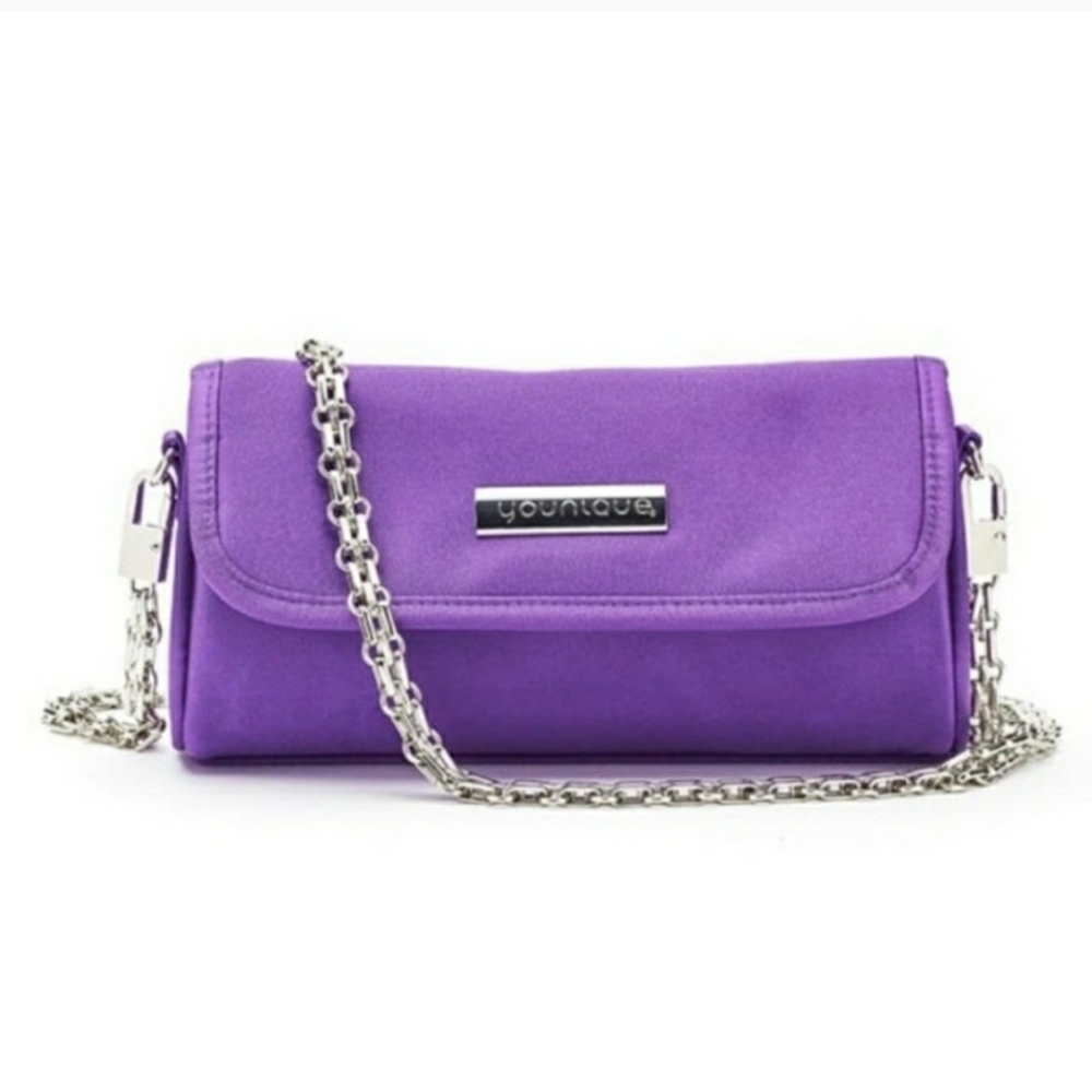 New Purple Purse Crossbody Clutch
